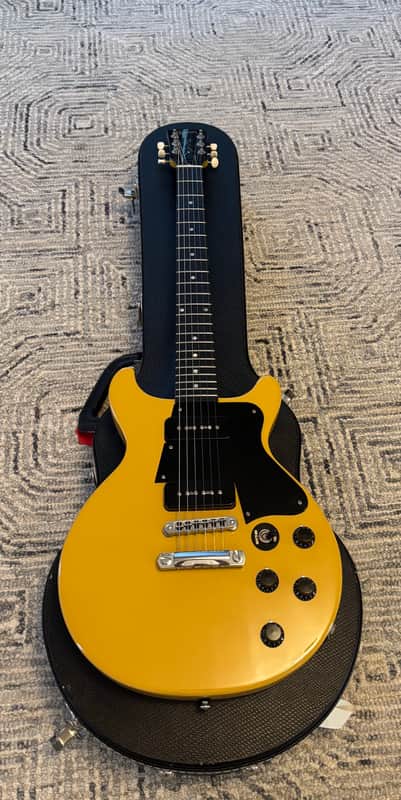Gibson Les Paul Double Cutaway Special P-90 2011 - Gloss Yellow image 1