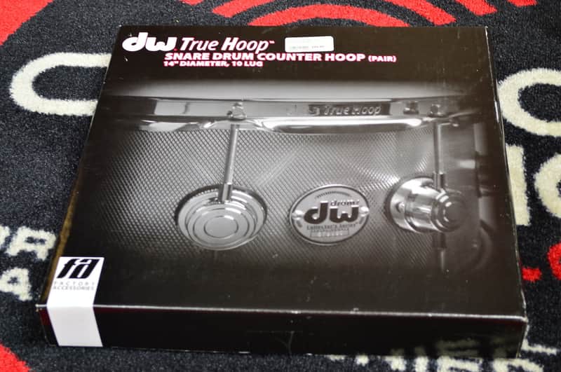 DW DWSMCH14CR2 True Hoop 10-Lug 14" Snare Drum Hoops (Pair) image 1