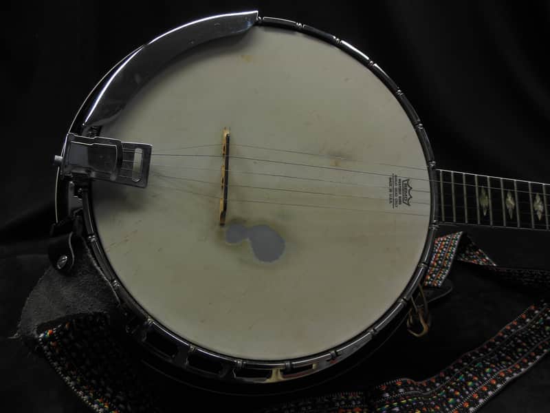Morris Deluxe 5-String Banjo W/ Hardshell Case Made In Japan | Reverb