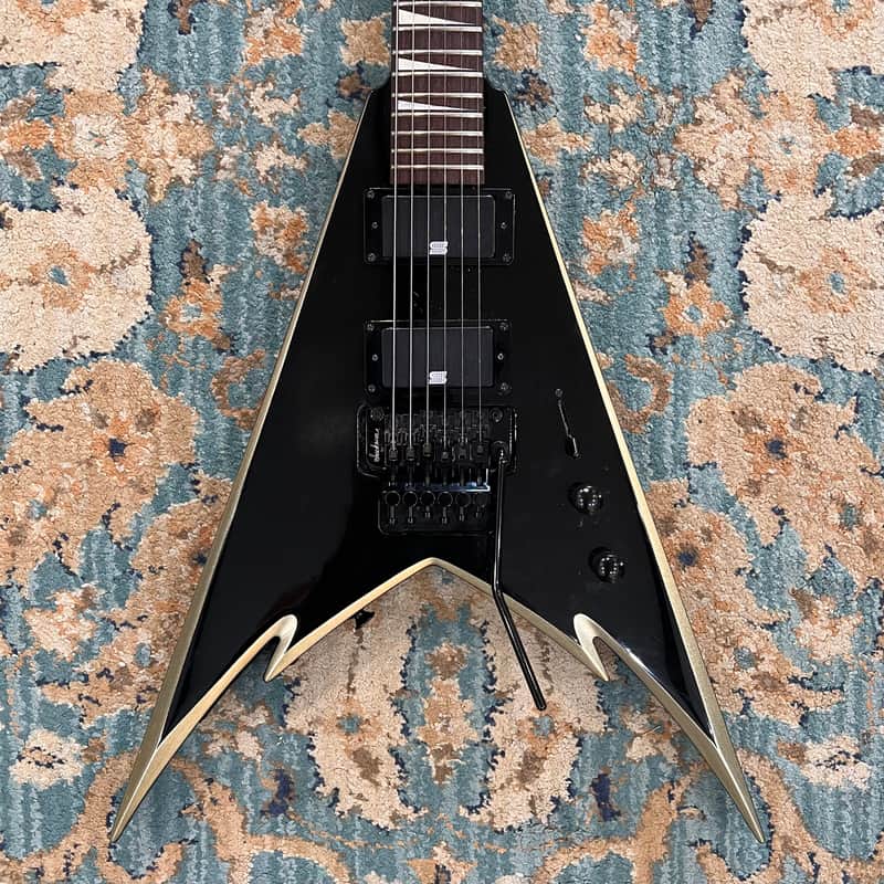 Jackson X Series Phil Demmel Signature PDX-2 Demmelition King V 2013 - 2018 - Black with Silver Bevels image 1