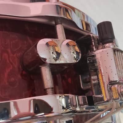 14x4.25 Sonor Delite Birdseye Cherry red snare image 5