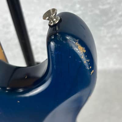 2002 Fender Highway One USA Stratocaster Sapphire Blue Transparent image 3