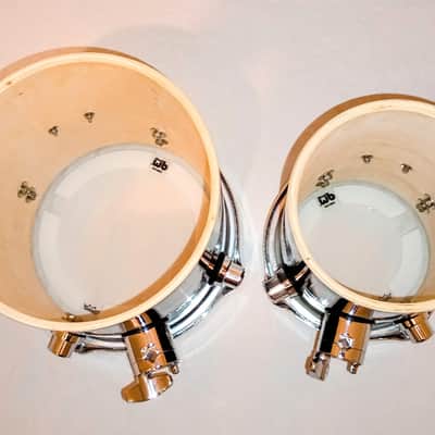 DW DESIGN SERIES CUSTOM HIGH TOMS PAIR-FREE SHIP TO C-USA! image 7
