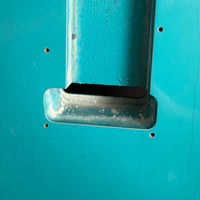 🔥 Fender Custom Shop 1969 Stratocaster Journeyman Relic Body – Rare Taos Turquoise – COA & Neck Plate – 3 lbs 🔥 image 8