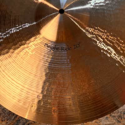 RARE Paiste SIGNATURE Bright Ride 20” CLEAN Look CLEAN Sound! Glassy Shimmering! 2574 g image 4
