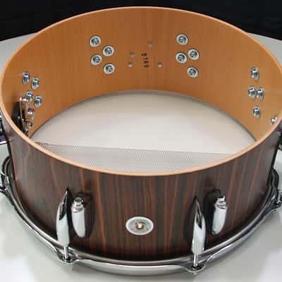Sonor Vintage Series 5.75" x 14" Snare Drum w/ VIDEO! Rosewood Semi-Gloss image 8