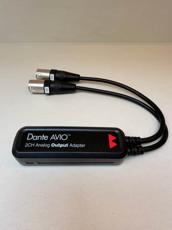 AUDINATE Dante AVIO 2-Channel Audio Output Adapter image 1