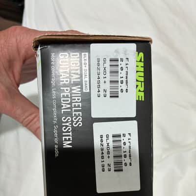 Shure GLXD16+ Wireless Guitar Pedal System 2023 - Present - Black image 3