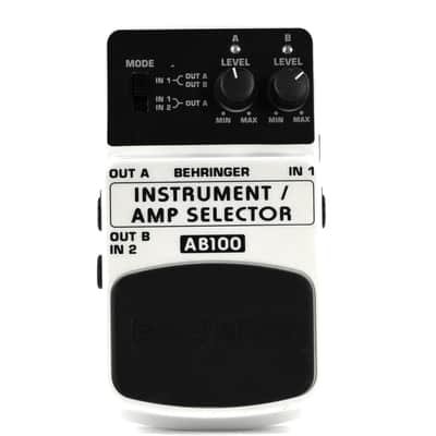 Behringer AB100 Instrument Amp Selector image 1