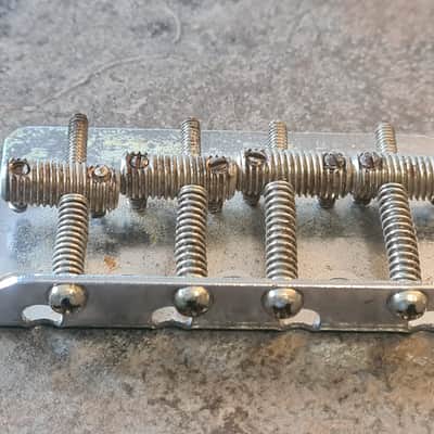 Pre CBS 1962 Fender Precision bass bridge also good for a Jazz 1960 1961 1963 1964 image 1