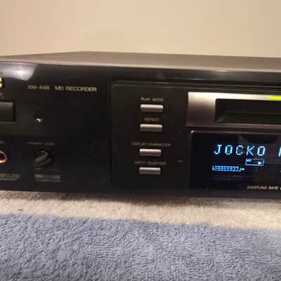 JVC XM-448 minidisc player recorder deck August 1999 - Black image 2