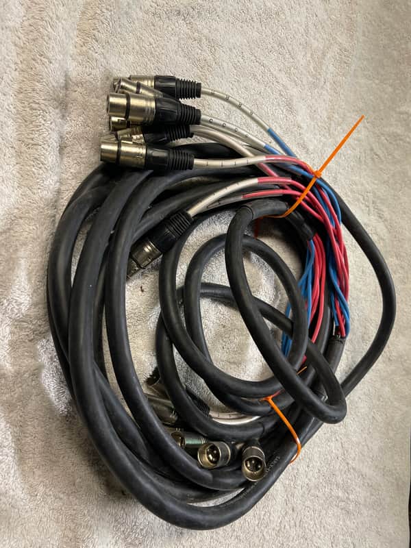 Seismic Audio 8 channel XlrM to XlrF 24 feet 2000s image 1