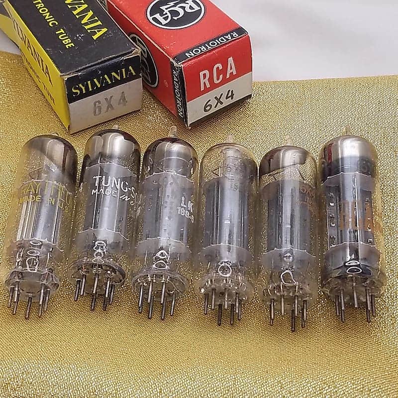 RCA GE etc. 1 (ONE) 6X4 EZ90 audio tNOS radio amplifier vintage vacuum tube rectifier 1946-1965 image 1