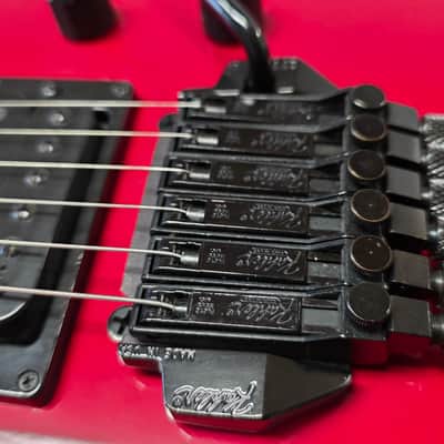 Jackson Custom Shop Telecaster 1987 Ferrari Red HSS Made in USA Vintage American San Dimas pre-Fender 80s Guitar KAHLER KILLER Floyd Rose image 7