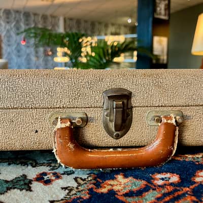 1959-1960 Fender Stratocaster Telecaster Case Brown Tolex image 2