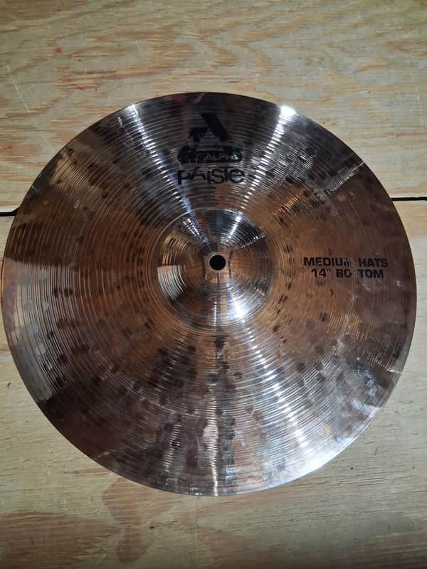 Paiste 14" Alpha Medium Hi-Hat Cymbal (Bottom) 2010 - 2016 - Brilliant image 1