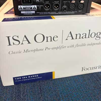 Focusrite ISA One Desktop Mic Preamp with 192k Digital card installed image 2