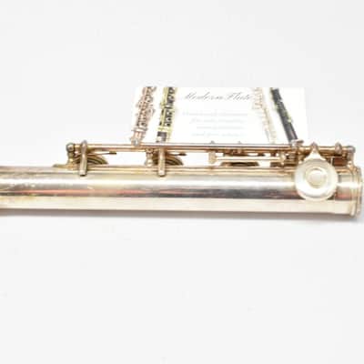 Vintage Gemeinhardt M3S (3OSB) Solid Silver Open Hole Flute Offset G w/ B Foot image 17