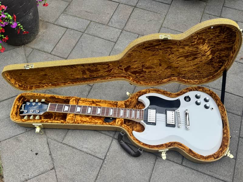 ギター BURNY SG RSG-55 63 Upgraded Burny '63 RSG-55 White – Gibson SG Killer – Seymour