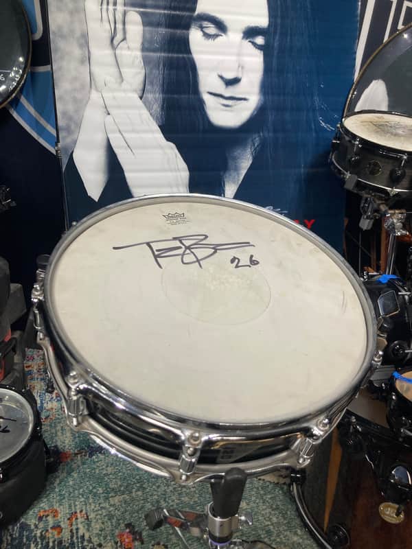 Terry Bozzio's Remo - 3.5x14" Acousticon Piccolo Snare Drum. 1980's - Autographed! image 1
