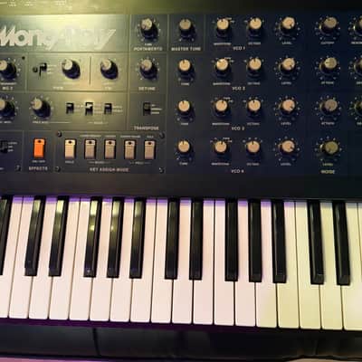 Korg Mono/Poly 1980s - Blue image 3