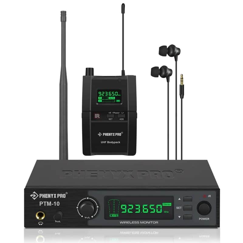 Phenyx Pro PTM-10-1B | UHF Stereo Wireless In-Ear Monitor System New image 1
