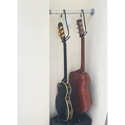 Portable Guitar Hanger and Guitar Closet Display Rack Guitar Bracket Holder Guitar Stand Storage With No slip Rubber Padding, for Home or Studio - No installation tools required - No guitar - 2/PK image 4