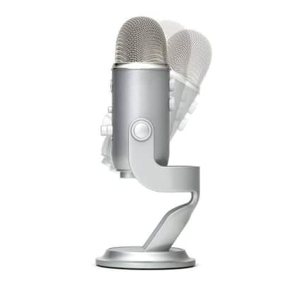Blue Microphones Yeti USB Microphone (Silver) Creator's Bundle with Knox Gear Pop Filter image 7