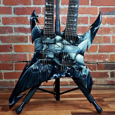 (Video Demo) Jackson USA Custom Shop Pablo Masterbuilt Double Neck 6 & 7 2009 Custom Graphic image 2