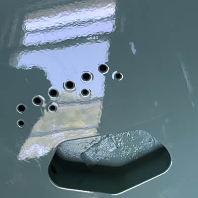 Fender American 60s Telecaster guitar body Daphne Blue image 4