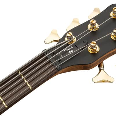 Warwick Pro Series Thumb BO-5 String-Nirvana Black Transparent Satin, Gold Hardware image 5