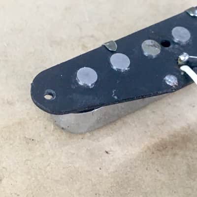 Vintage 1970s? Made in USA Fender Neck Pickup Tele Telecaster Black Bobbin Full Leads NOS Relic image 7