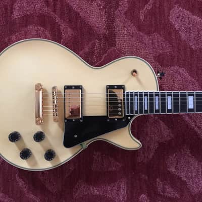 Edwards ESP Vintage Les Paul Randy Rhoads Cream Les Paul 2008 Cream White image 12