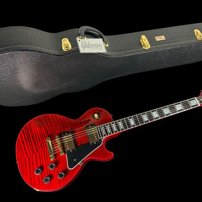 2026 Gibson Les Paul Custom 3A Flame Top Custom Shop Chambered ~ Red Widow image 13