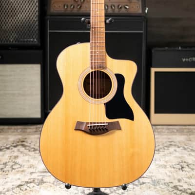 Taylor 114ce Grand Auditorium Acoustic/Electric Guitar - Sapele with Gig Bag image 3