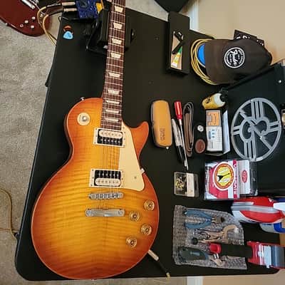 2013 Gibson Les Paul Studio Deluxe II +OHSC 10db Boost Push/Pull Coil Taps image 2
