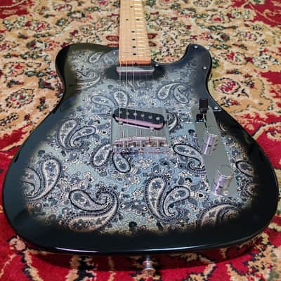 *NEW IN BOX* 2025 Fender Japan Limited Edition Telecaster Black Paisley, JD25 MIJ image 12