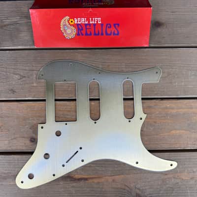 Real Life Relics Aged Gold Anodized Pickguard for Fender® Stratocaster® 11 Hole HSS    [PGAT1]