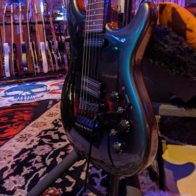 Fender Heartfield EX1 1989 MIJ Fujigen - EX-1 Black Pearl Burst Gotoh Floyd Rose Made in Japan image 6