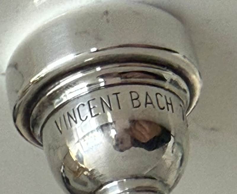 Bach 3517C 7C Bb Trumpet Mouthpiece - Silver Plated image 1