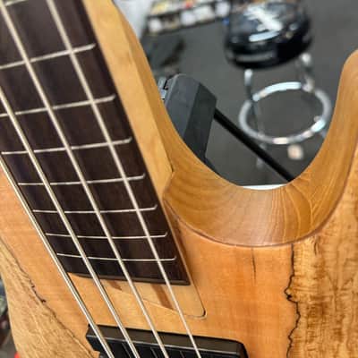 ESP LTD B-204SM Fretless Bass Guitar - Natural Satin image 6