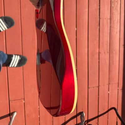 G&L ASAT Deluxe Cherry Sunburst 2000’s - Cherry Sunburst image 9