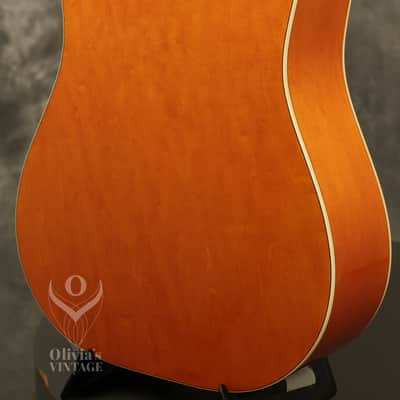 2013 Epiphone Dove Pro/Studio Dreadnought Flattop Acoustic Violin Burst image 24
