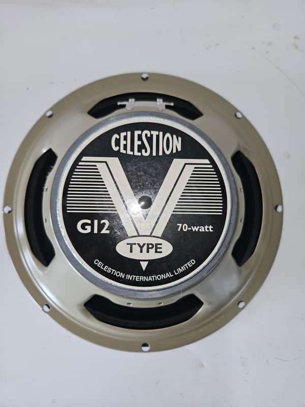 Celestion G12 V-Type 12" 70-Watt 8ohm Guitar Amp Speaker 2020s - White image 1
