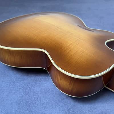 Hofner 4550 S - 1950s archtop guitar - fretjob, electrified, player image 17
