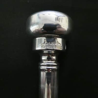 ACB 7DP Short Shank Piccolo Trumpet Mouthpiece in Silver Plate! Lot FS29 image 3