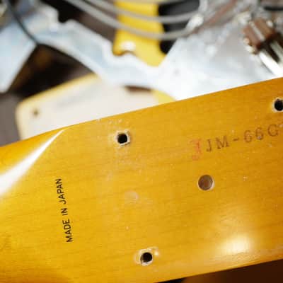 Fender Japan JM-66G/EX Jazzmaster Reissue (1994) MIJ Limited Edition – Blonde w/ Gold Hardware image 23