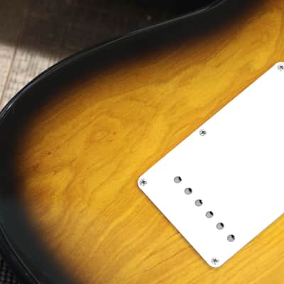 1994 Fender Limited Edition 40th Anniversary 1954 Reissue Collectors Model Stratocaster w/ Maple FB Electric Guitar 2-Color Sunburst + COA OHSC image 15