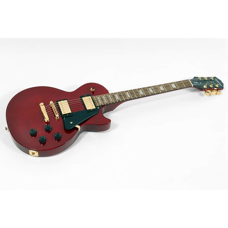 Epiphone Les Paul Studio Gold Limited-Edition Electric Guitar Regular Wine Red image 1