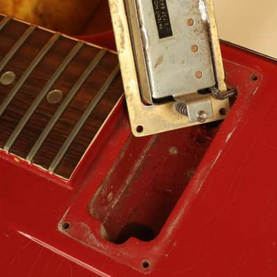 1965 Gibson reverse Firebird III w/non-reverse headstock original CARDINAL RED!! image 23